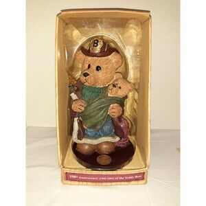 100th Anniversary 1902-2002 Of The Teddy Bear Firefighter Bear Walmart Ltd Ed